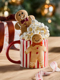 Christmas Hot Chocolate Gingerbread Mug Gift Set