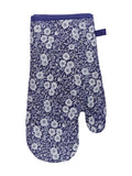 Burleigh X Bedeck Of Belfast Blue Calico Single Oven Gloves
