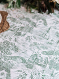Avalon Home Green Lake District Toile Tablecloth