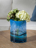 Voyage Maison Cobalt Alaborg Hand Blown Glass Vase