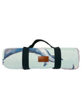 Yvonne Ellen Blue Whales Picnic Blanket