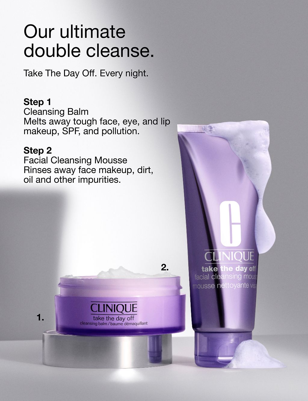 Take The Day Off™ Facial Cleansing Mousse 125ml GOODS M&S   