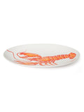 BlissHome Orange Creatures Oval XL Platter Lobster