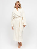 Striped Fleece Dressing Gown