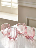 Ottilie Pink Set of 4 Short Tumbler Glasses