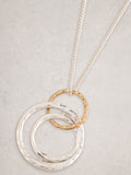White Stuff Metallic Tone Haley Hoop Necklace