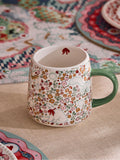 Cath Kidston Neutral Christmas Animal Ditsy Billie Mug