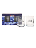 Widdop Set of 2 Clear Top Gun Whisky Tumblers
