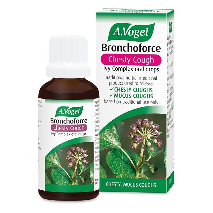 A.Vogel Bronchoforce Chesty Cough Ivy Complex Oral Drops 50ml - McGrocer