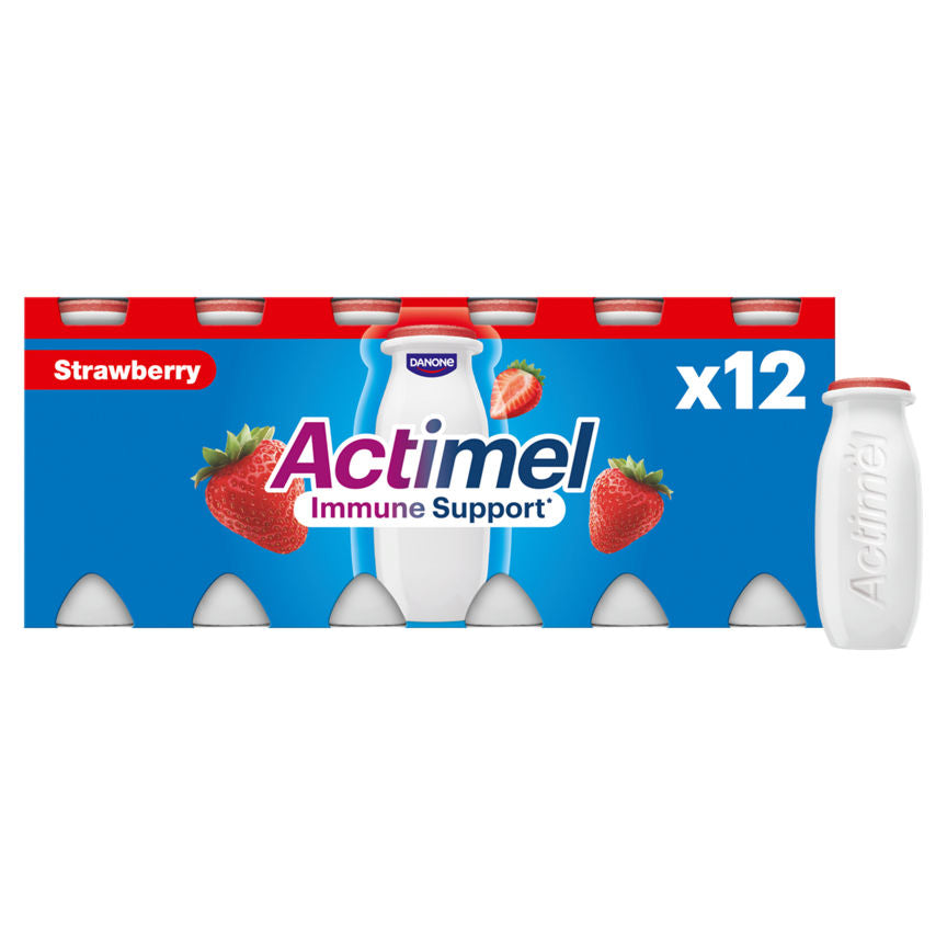 Actimel Strawberry Cultured Yoghurt Drink - McGrocer