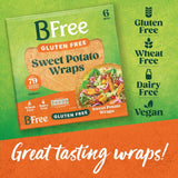 BFree Sweet Potato Wraps   6 x 42g - McGrocer