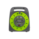 Status 2 Socket 15 Metre "Handbag" Extension Reel 13 Amp DIY ASDA   