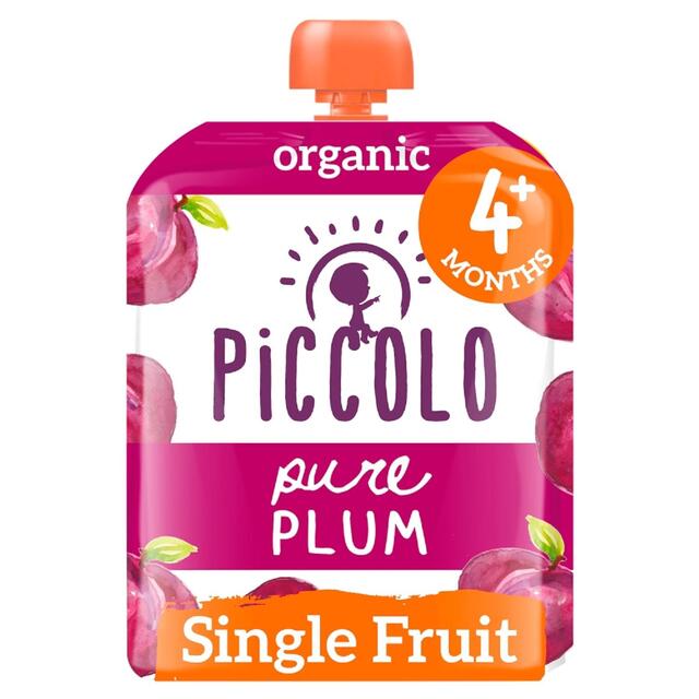 Piccolo Pure Plum Prune Organic Pouch 4 mths+   70g - McGrocer