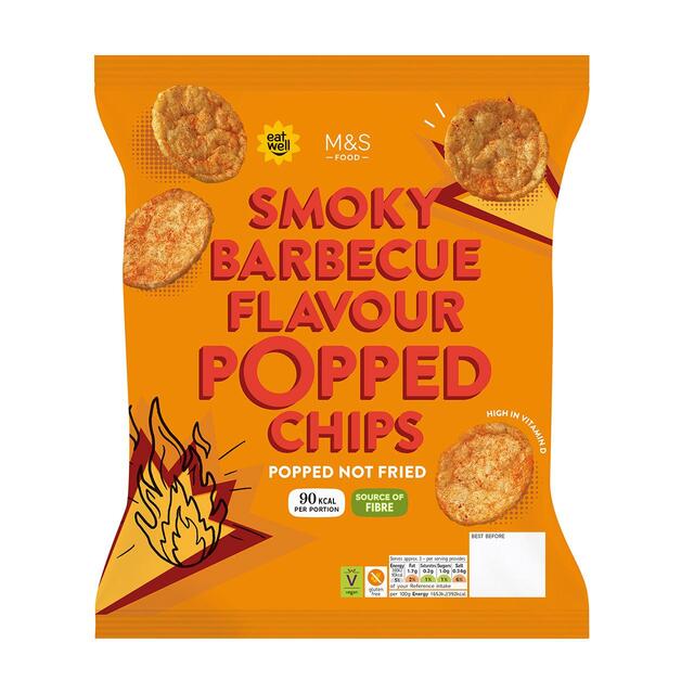 M&S Smoky Barbecue Popped Potato Chips   80g - McGrocer