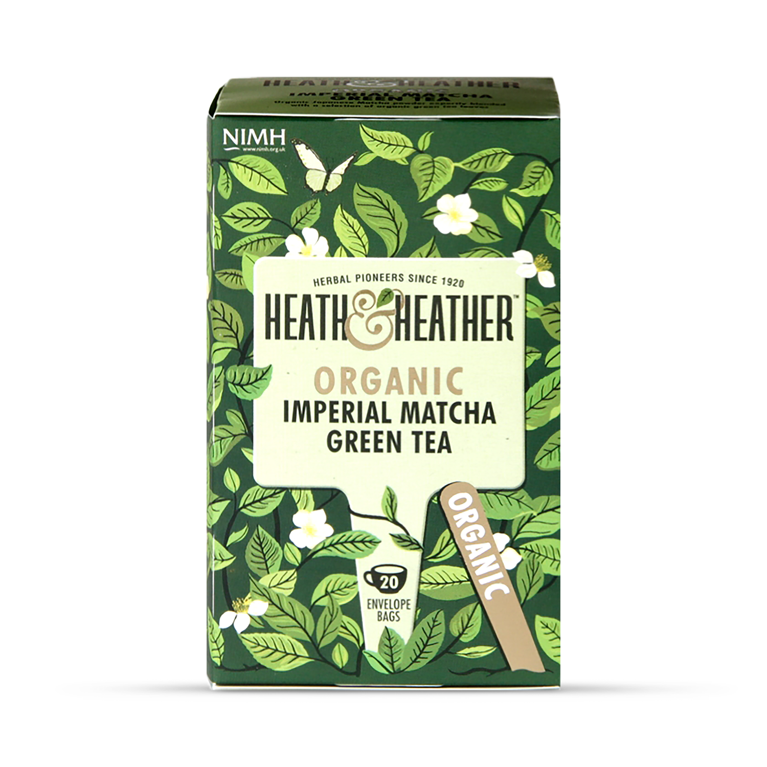 Heath & Heather Organic Green Tea with Coconut 20 Tea Bags - 998538