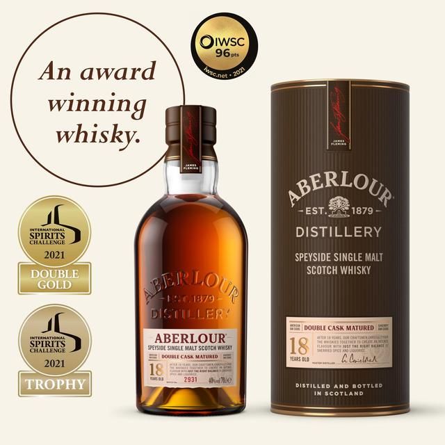 Aberlour 18 Year Old Speyside Single Malt Scotch Whisky   50cl - McGrocer