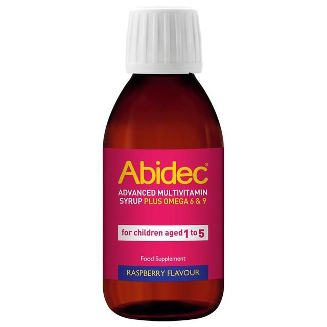 Abidec Advanced Raspberry Multivitamin Syrup   150ml - McGrocer