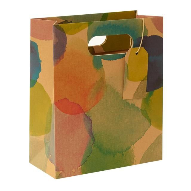Abstract Watercolour Medium Gift Bag - McGrocer