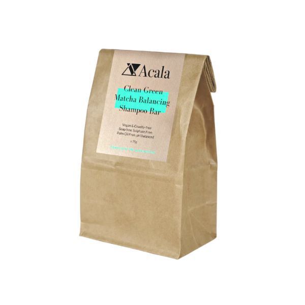 Acala Clean Green Matcha Balancing Shampoo Bar 80g - McGrocer