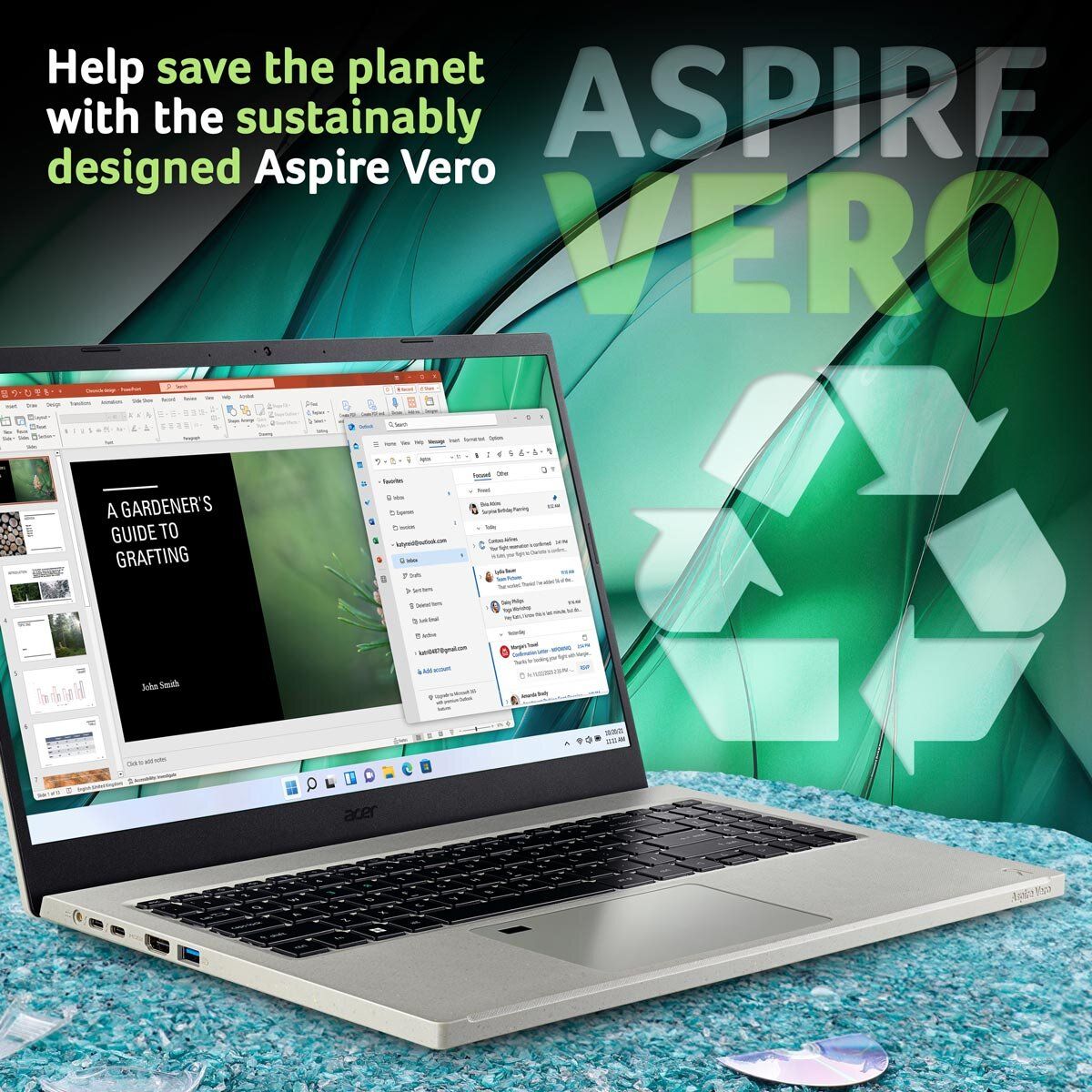 Acer Aspire Vero, Intel Core i7, 16GB RAM, 1TB SSD, 15.6 Inch Laptop, NX.KLMEK.005 - McGrocer