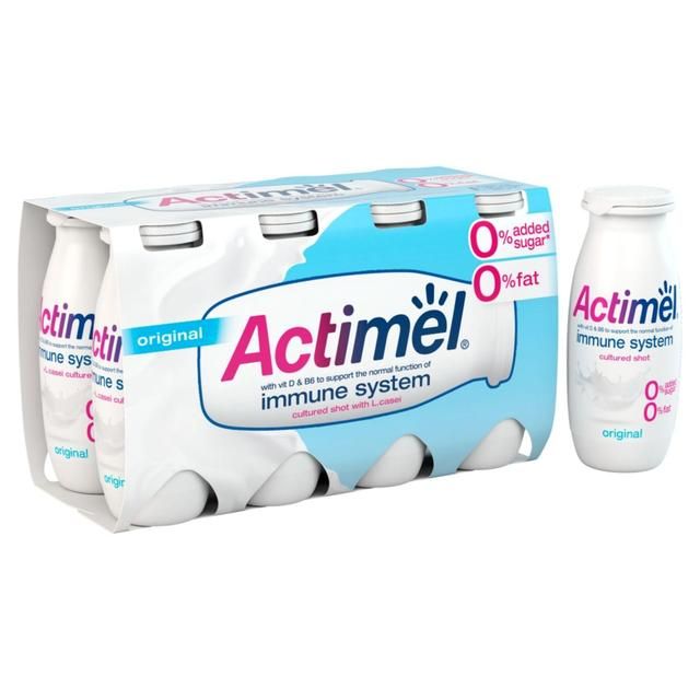 Actimel Original 0% Added Sugar Fat Free Yoghurt Drink   8 x 100g - McGrocer