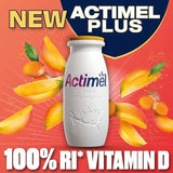 Actimel Plus 100% Vitamin D Mango & Turmeric Immunity Yoghurt Drink   8 x 100g - McGrocer