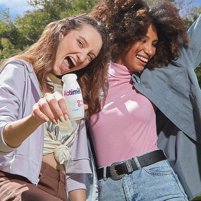 Actimel Strawberry 0% Added Sugar Fat Free Yoghurt Drink   8 x 100g - McGrocer