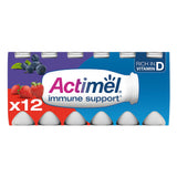 Actimel Strawberry Blueberry Cultured Yogurt Drink 12x100g - McGrocer