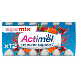 Actimel Supermix Cranberry Redcurrant Rosehip Yogurt Drinks   12 x 100g - McGrocer