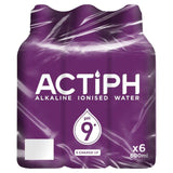 ACTIPH Alkaline Ionised Water   6 x 600ml - McGrocer