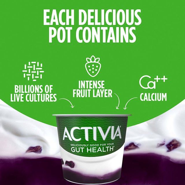 Activia Prune Fusions Yoghurt   4 x 120g - McGrocer
