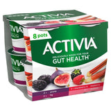 Activia Rhubarb Prune Fig Blackberry & Raspberry Multipack Fruit Yoghurt    8 x 115g - McGrocer