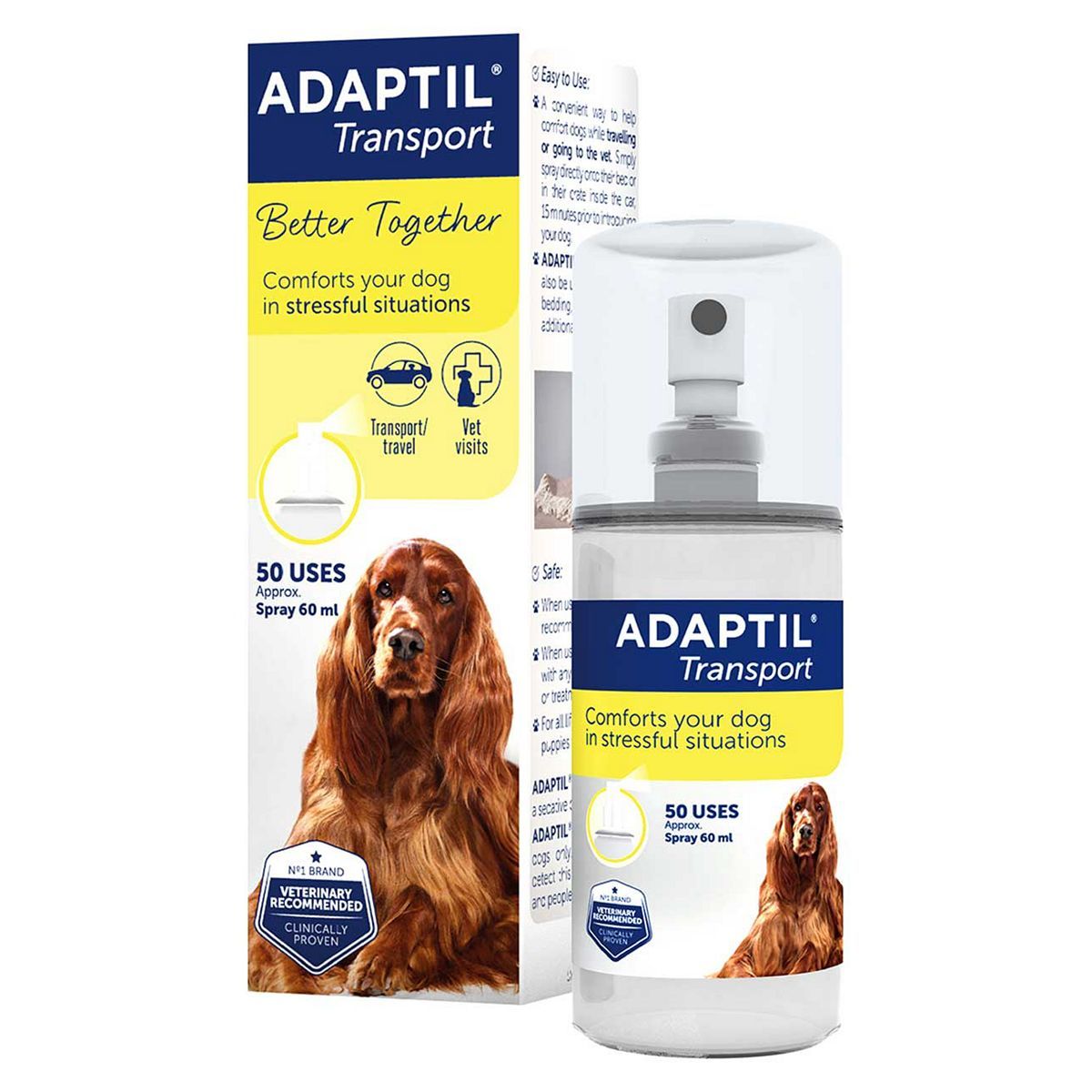 ADAPTIL Transport Anxiety Spray for Dogs - 60ml - McGrocer