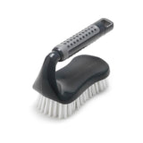 Addis Metallic Graphite New ComfiGrip Floor Iron Scrub Brush - McGrocer