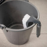 Addis Metallic Graphite New ComfiGrip Floor Iron Scrub Brush - McGrocer