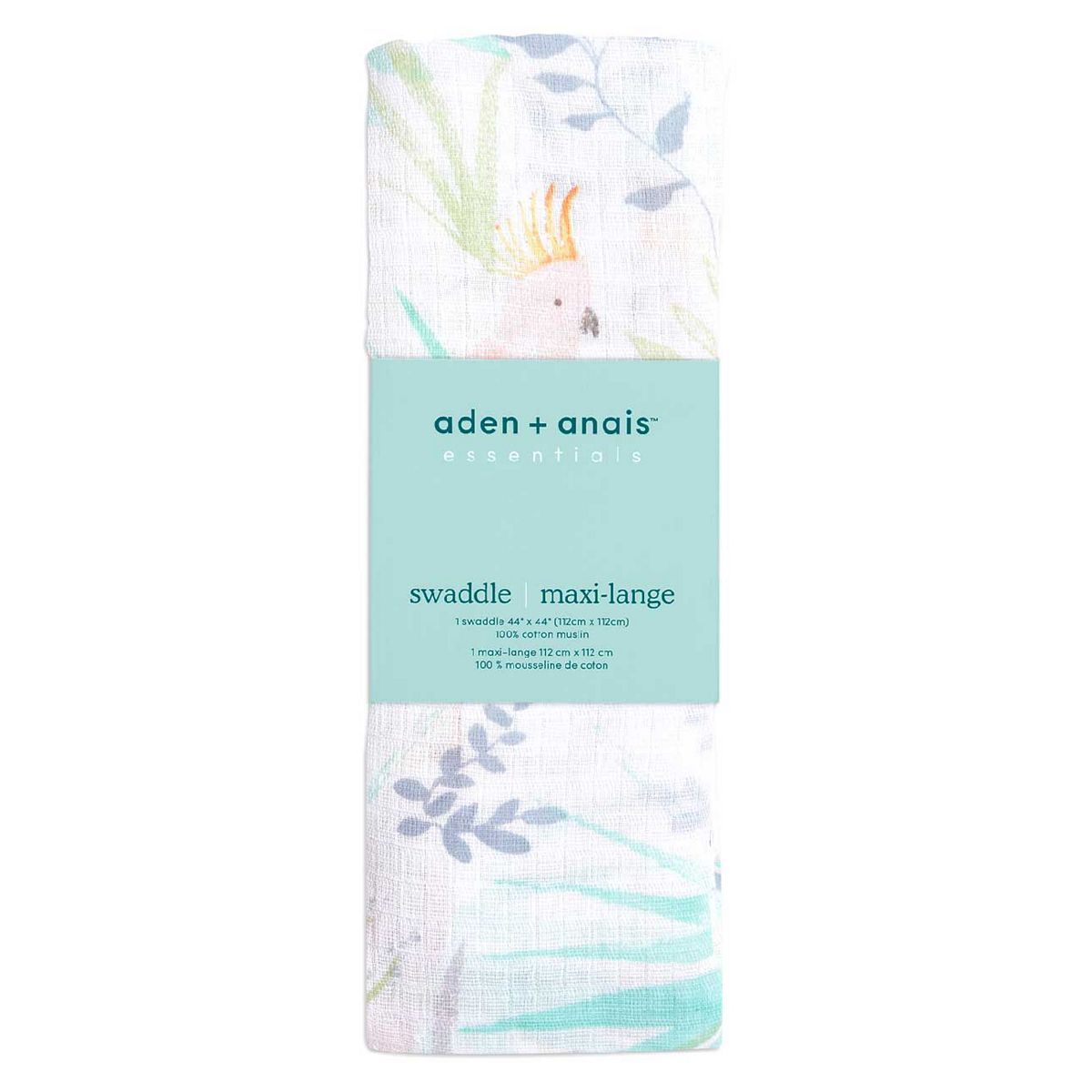 Aden + Anais™ Essentials Cotton Muslin Swaddle Blanket Tropicalia - McGrocer
