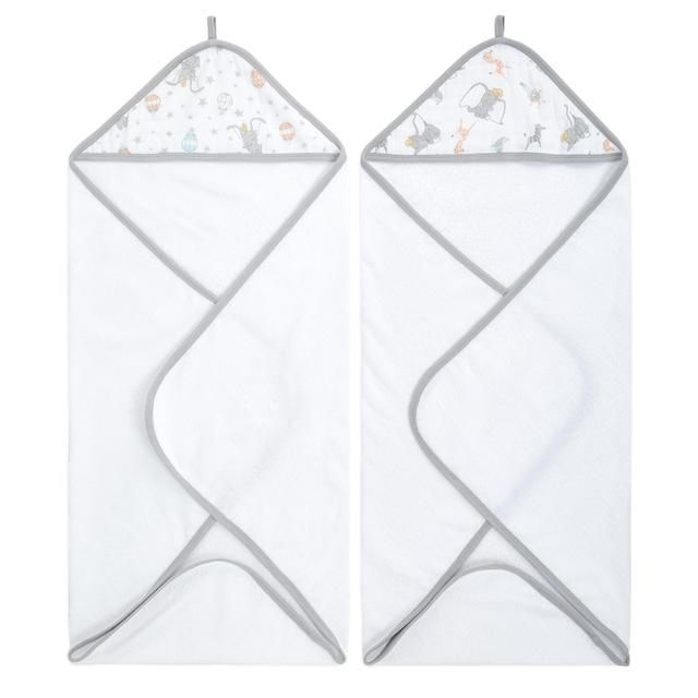 Aden + Anais Hooded Towel Dumbo   2 per pack - McGrocer