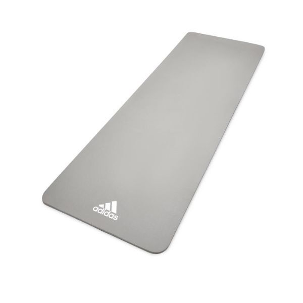 Adidas 8mm Yoga Exercise Mat - Grey - McGrocer