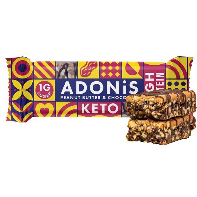 ADONiS Peanut Butter Keto Protein Bar   45g - McGrocer