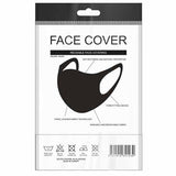 Adult Fabric Face Covering Black - McGrocer