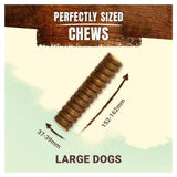 Adventuros Wild Chew Venison Large Dog Treats   200g - McGrocer