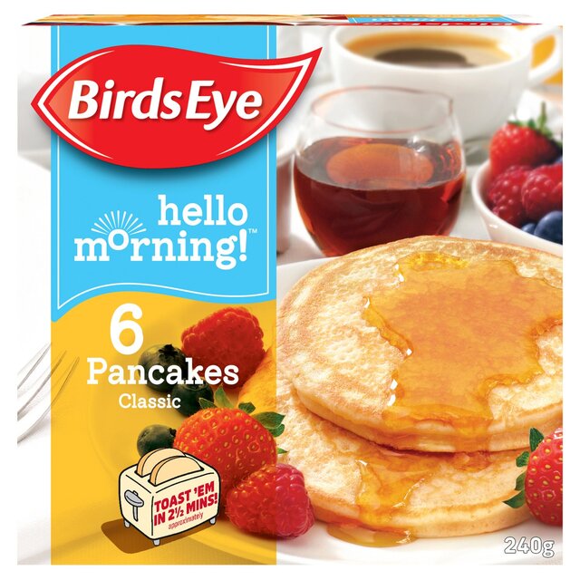 Birds Eye 6 Classic Pancakes    240g - McGrocer