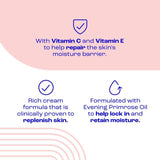 E45 Rich 24H Fast Absorbing Moisturiser Cream for dry skin Pump   400ml - McGrocer