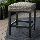 Agio Winlock 5 Piece Woven High Dining Set + Cover - McGrocer