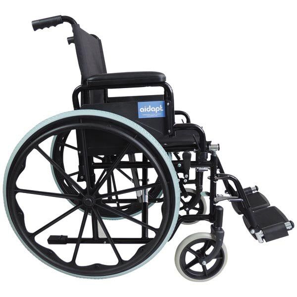 Aidapt Self Propelled Steel Transit WheelChair - McGrocer