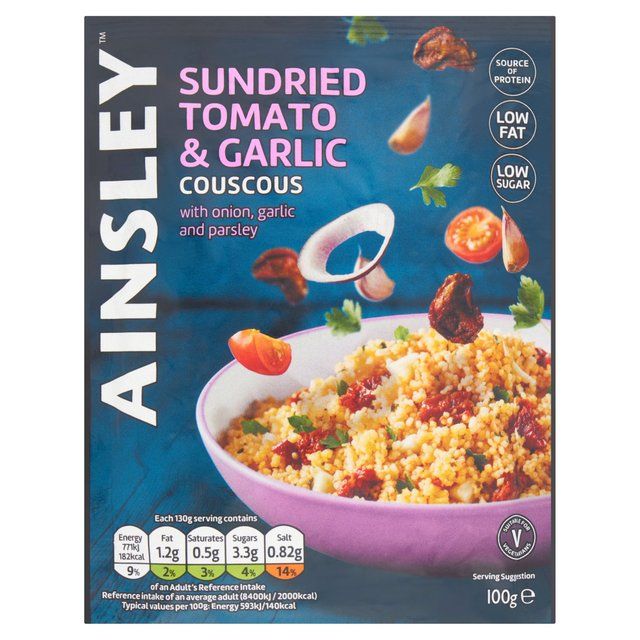 Ainsley Harriott Sundried Tomato & Garlic Cous Cous   100g - McGrocer
