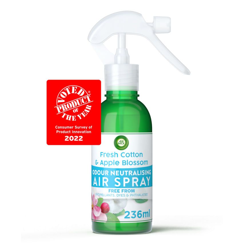Air Wick Odour Neutralising Air Spray Fresh Cotton & Apple Blossom - McGrocer