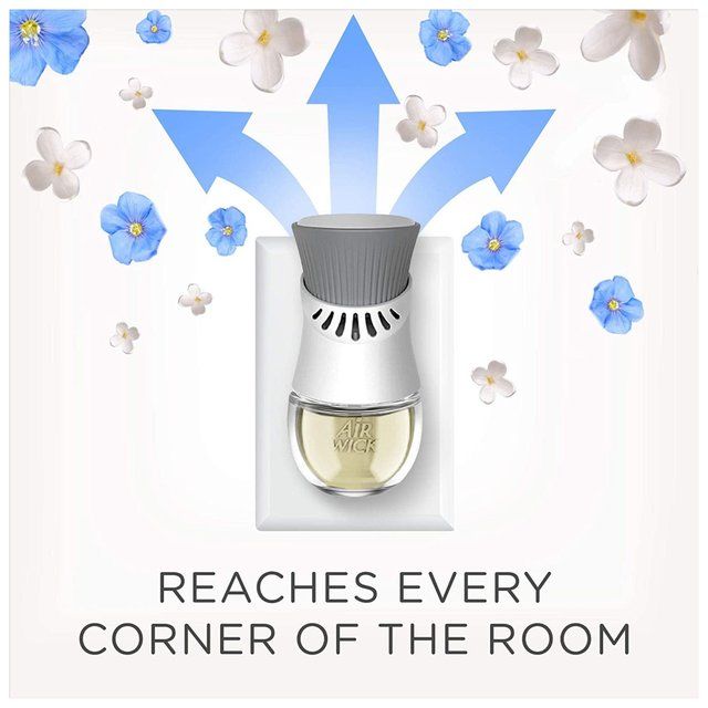 Airwick Crisp Linen & Lilac Plug In Gadget & Refill   19ml - McGrocer