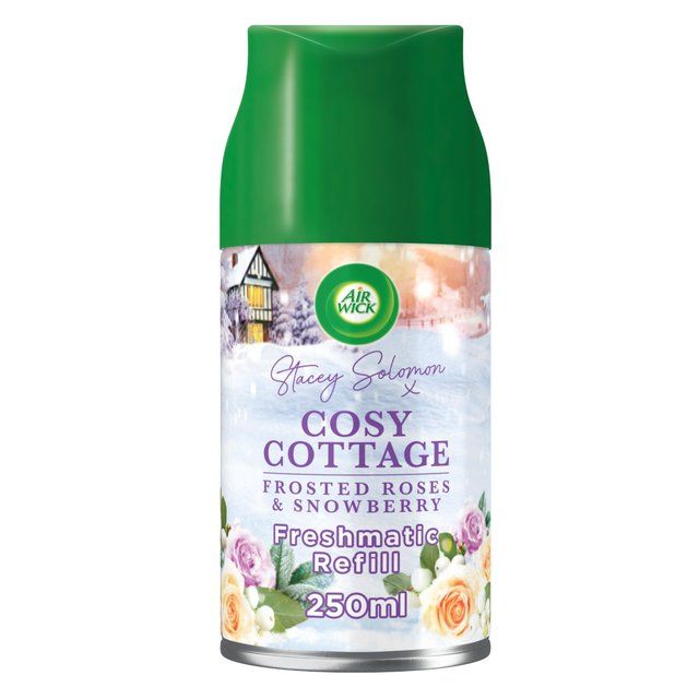 Airwick Freshmatic Singe Refill Cosy Cottage Frosted Roses & Snowberry   250ml - McGrocer