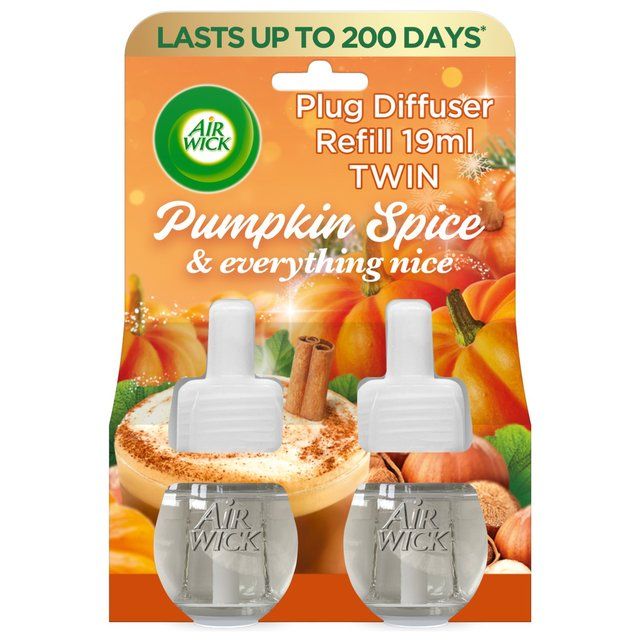 Airwick Liquid Electrical Pumpkin Spice & Everything Nice   2 x 19ml - McGrocer